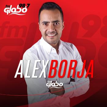 Alex Borja al aire.