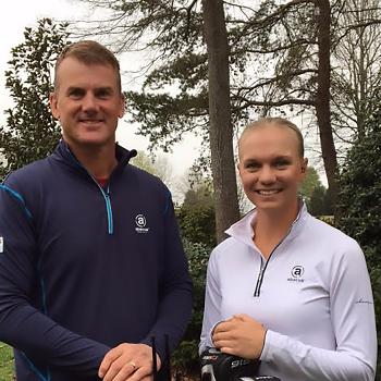 Golf talks with Robert Karlsson and Madelene Sagström