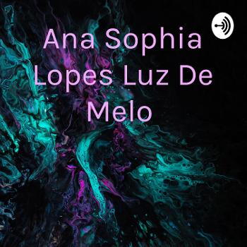 Ana Sophia Lopes Luz De Melo 😍