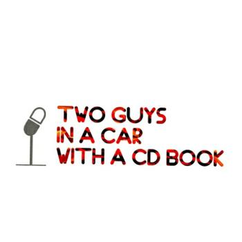 Two Guys in a Car with a CD Book.