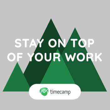 Stay On Top Of Your Work | TimeCamp