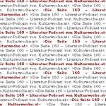 DIE SEITE 160 - Literatur und Buchkritik - KULTUR WOCHE - Manfred Horak