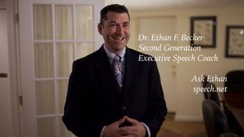 Dr. Ethan Becker, speech coach