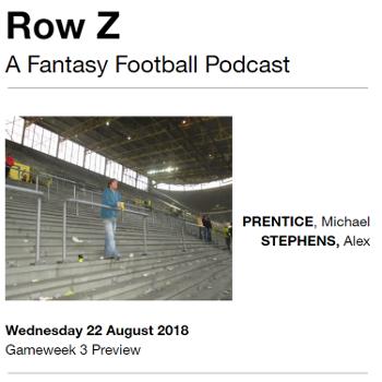 Row Z: A Fantasy Football Podcast